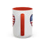 4th of July Mug - Heart American Flag
