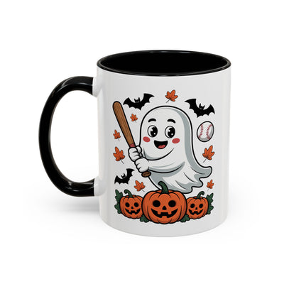 Halloween Mug - Ghost With Baseball Bat