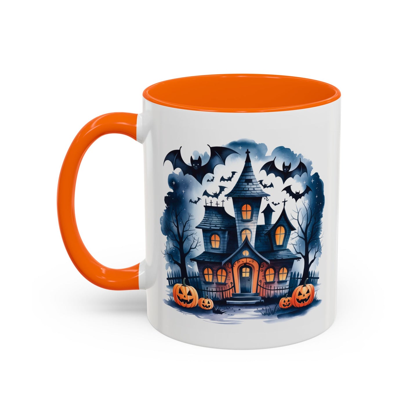 Halloween Mug - Bat Ghost House