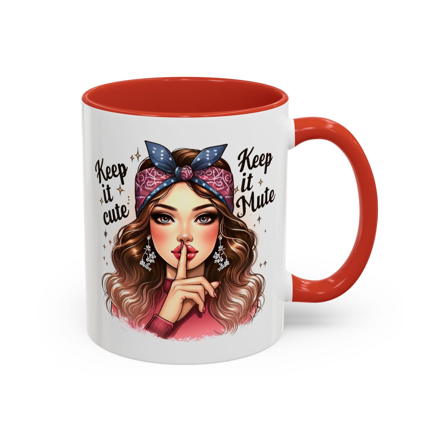 Humor Mug - Keep It Cute Keep It Mute