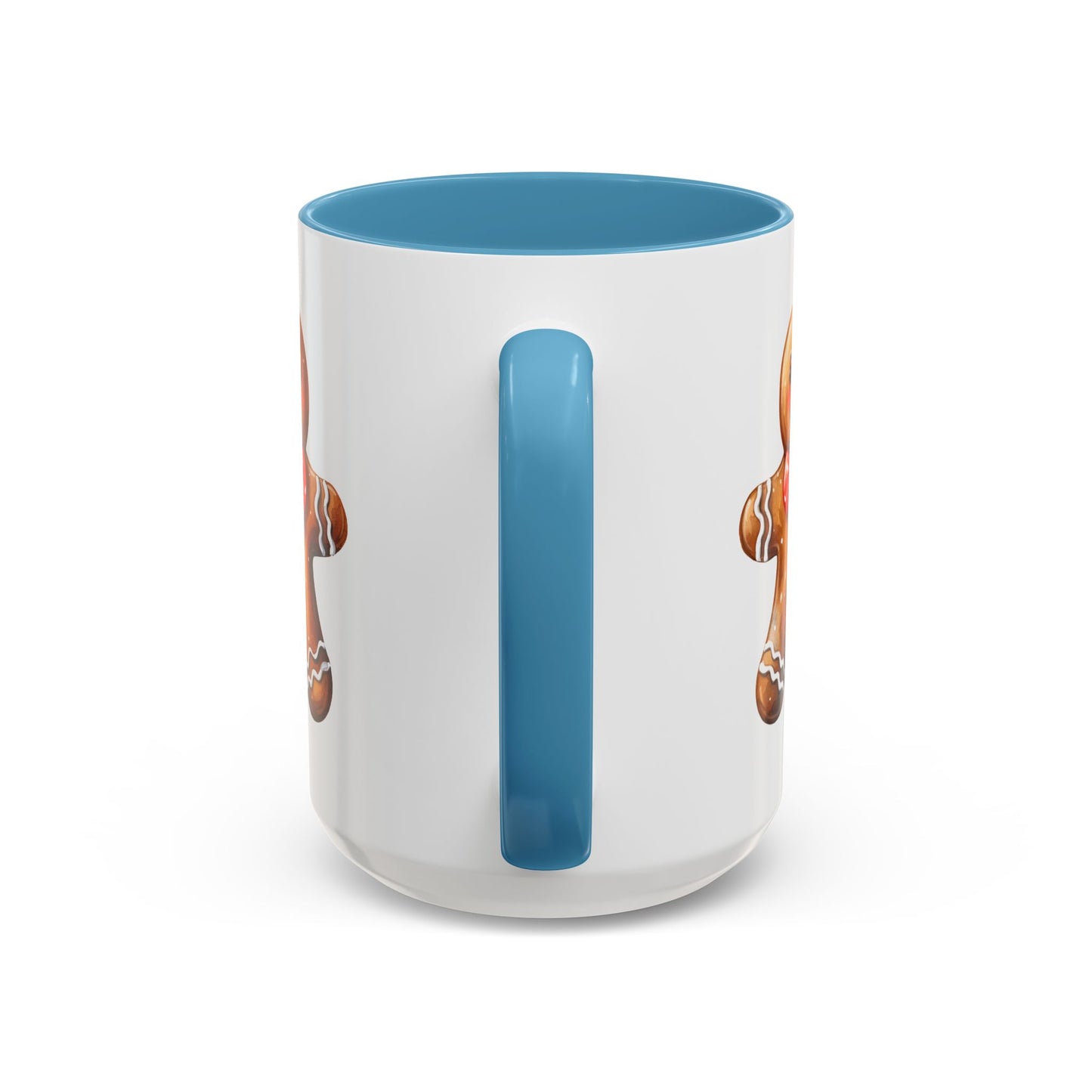 Christmas Mug - Gingerbread Man Red Bow