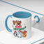 Christmas - Merry Christmas Red & Green Text Reindeer Penguin Bear Fox