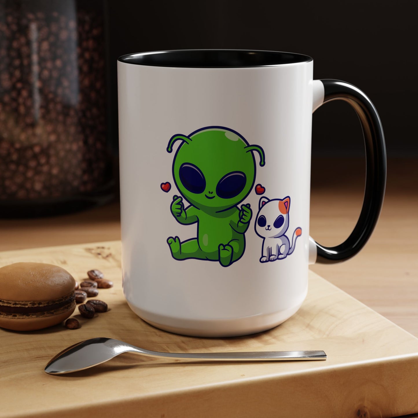 Alien Mug - Cute Alien Cat
