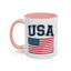 4th of July Mug - USA & Flag