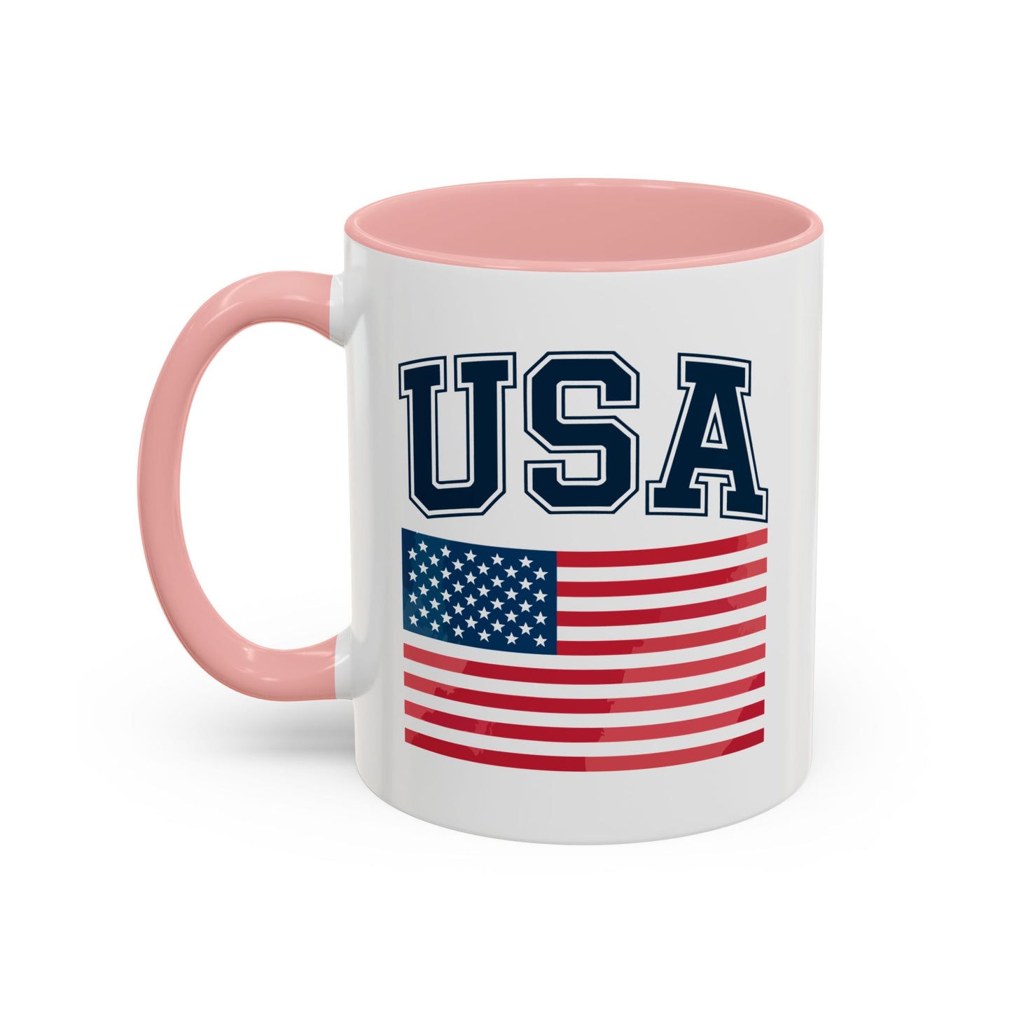 4th of July Mug - USA & Flag