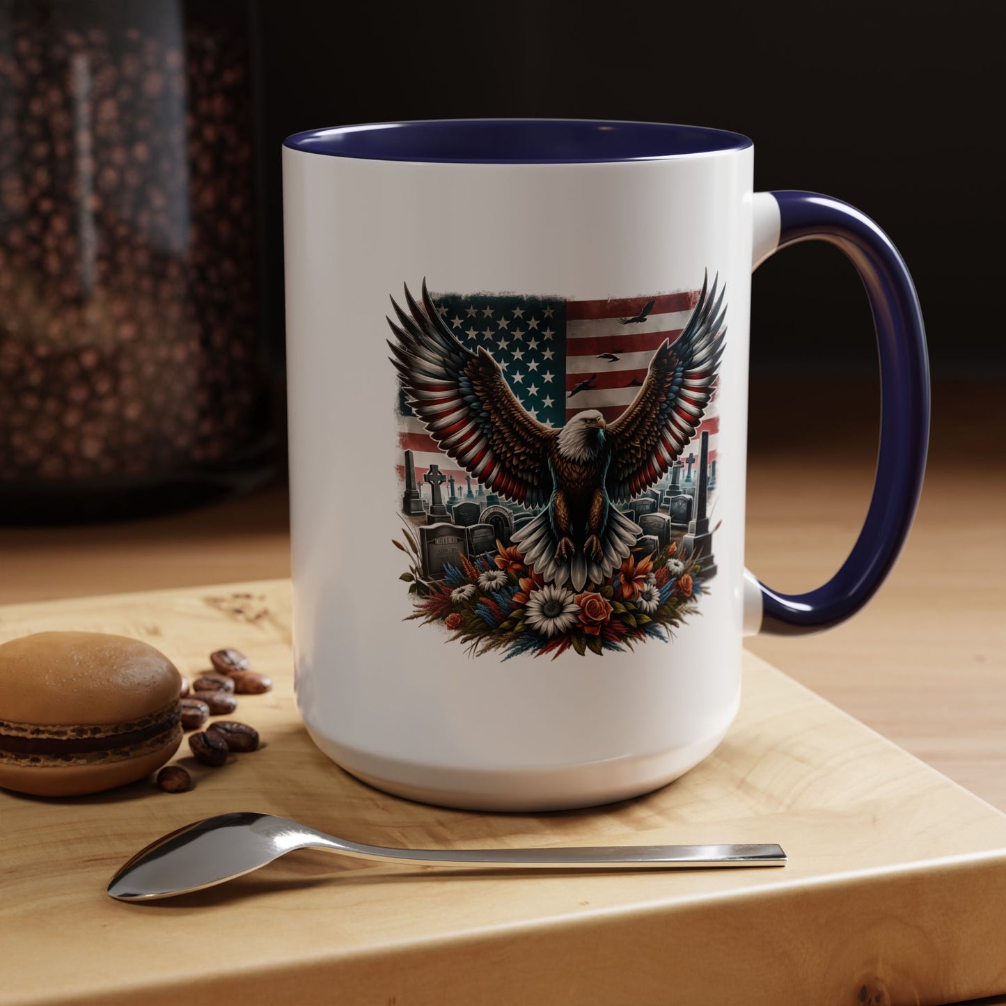 4th of July Mug - American Bald Eagle Memorial