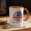 4th of July Mug - Friends Family Freedom Sunflower