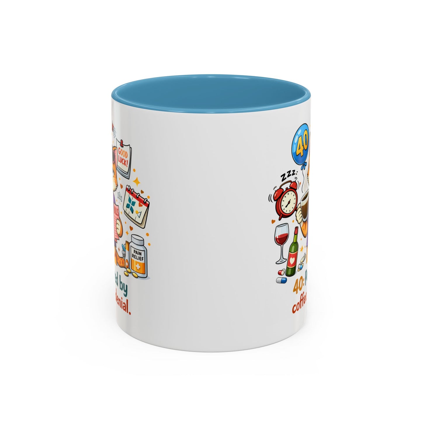 Birthday Mug - 40 Powered By