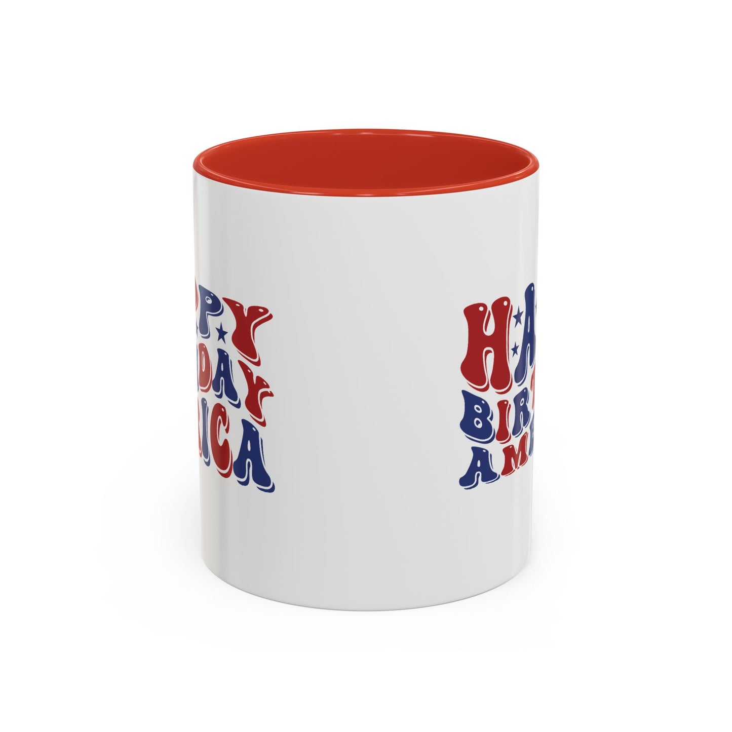 4th of July Mug - Happy Birthday America Retro