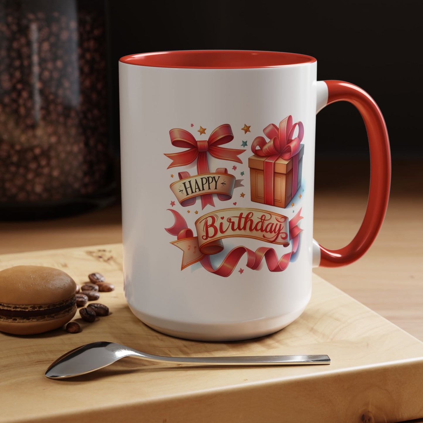 Birthday Mug - Present Ribbon