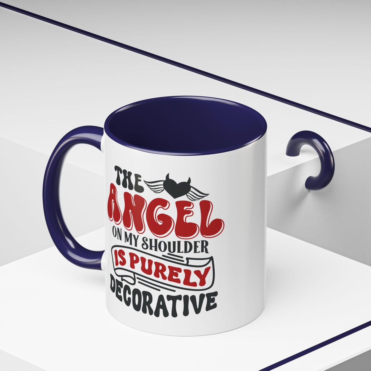 Humor Mug - The Angel on my Shoulder
