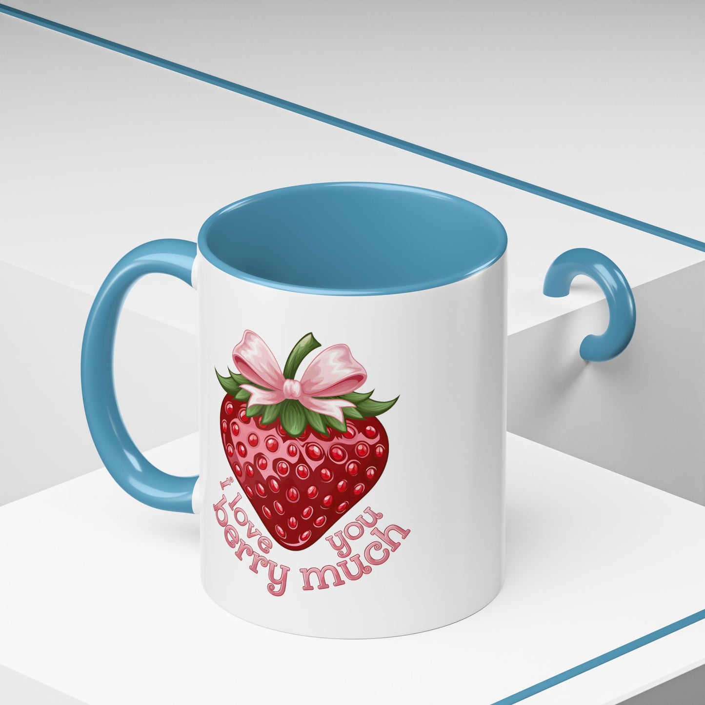 Valentine's Day Mug - I Love You Strawberry
