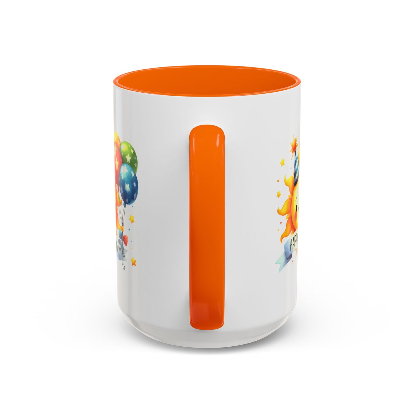 Birthday Mug - Happy Birthday Sun & Balloons