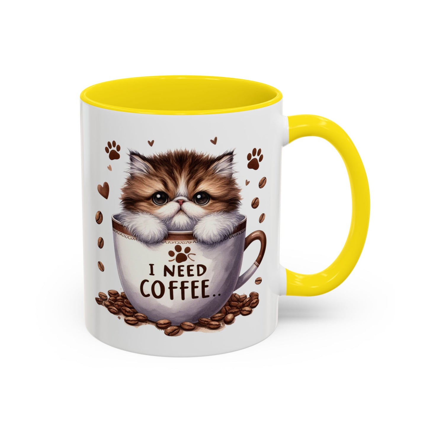 Animal Mug - I Need Coffee Kitten