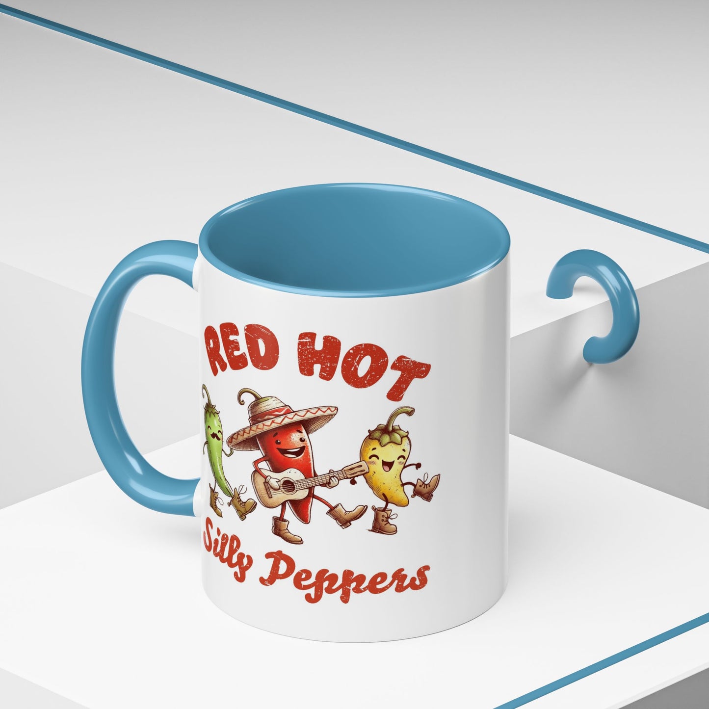 Humor Mug - Red Hot Silly Peppers