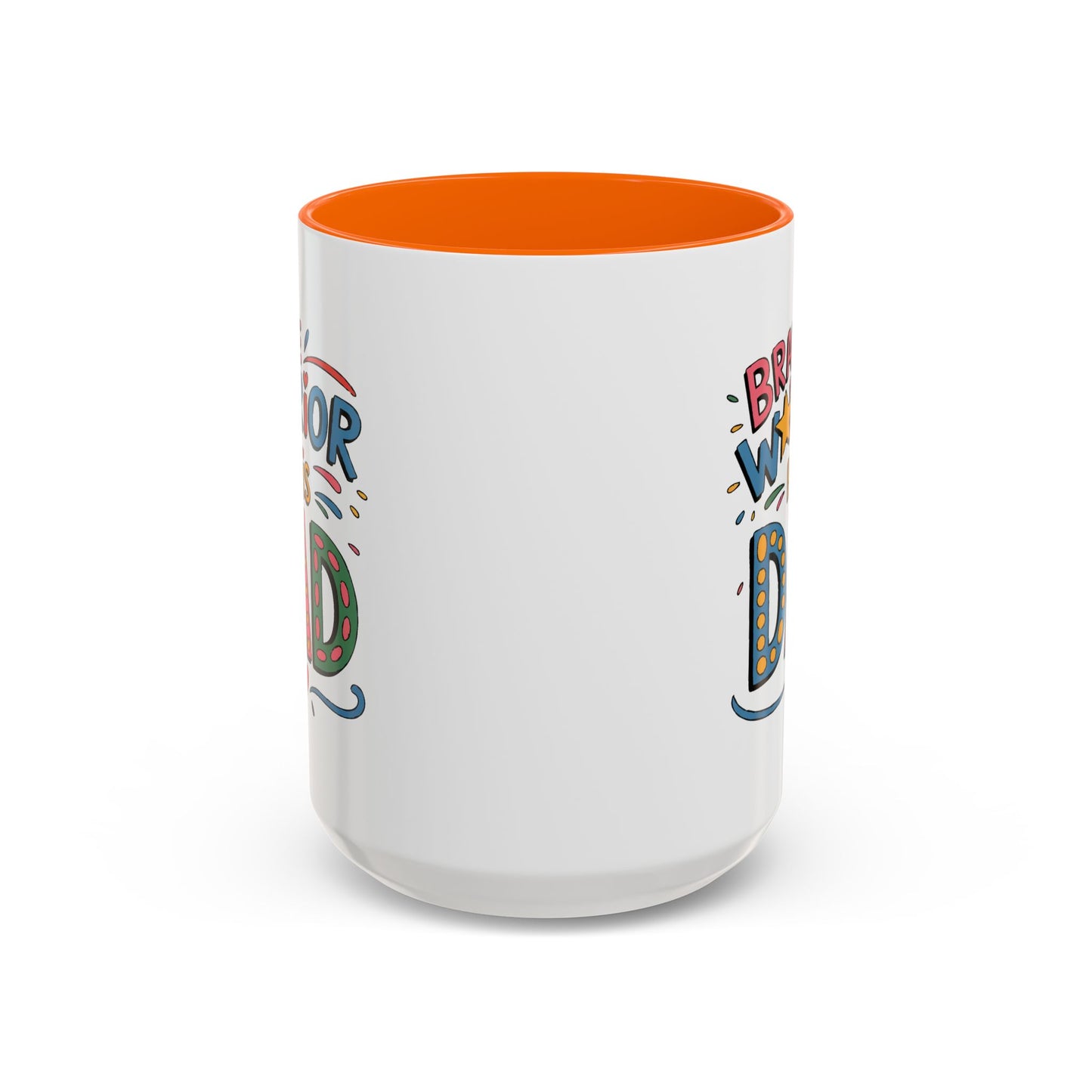 Father's Day Mug - Dad Brave Warrior