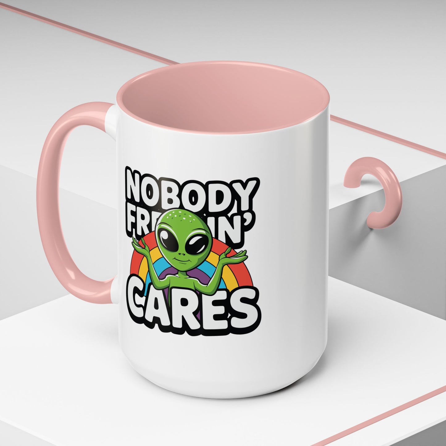 Alien Mug - Nobody Freakin Cares