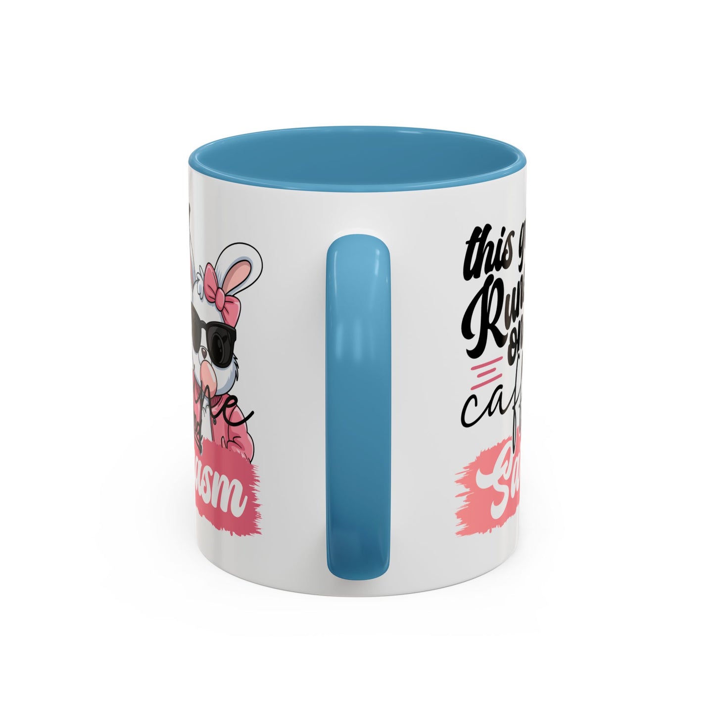 Humor Mug - This Girl Runs on Caffeine & Sarcasm