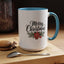 Christmas Mug - Merry Christmas Black Text Mistletoe