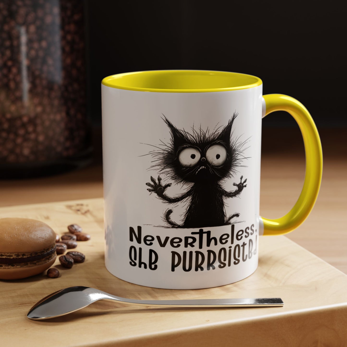 Animal Mug - Nevertheless, She Purrsisted