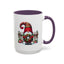 Christmas Mug - Gnome with Christmas Wreath