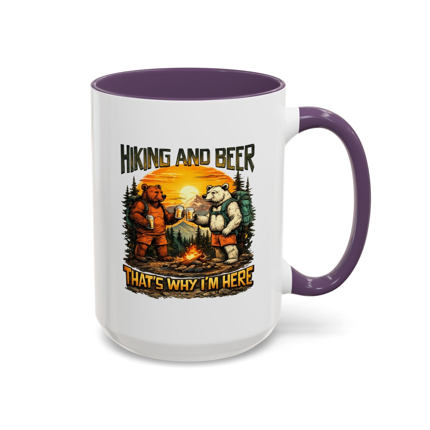 Humor Mug - Hiking and Beer