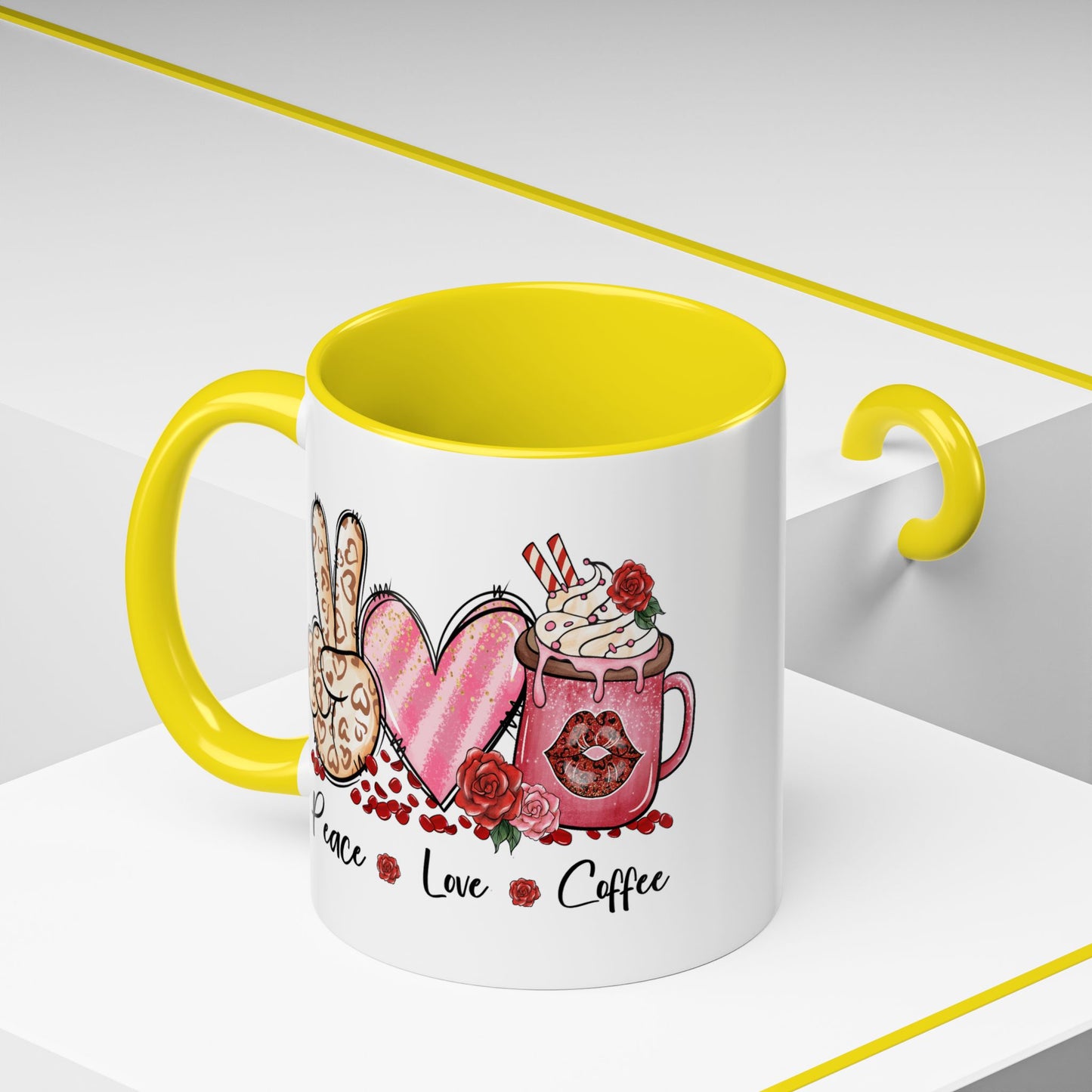Humor Mug - Peace Love Coffee