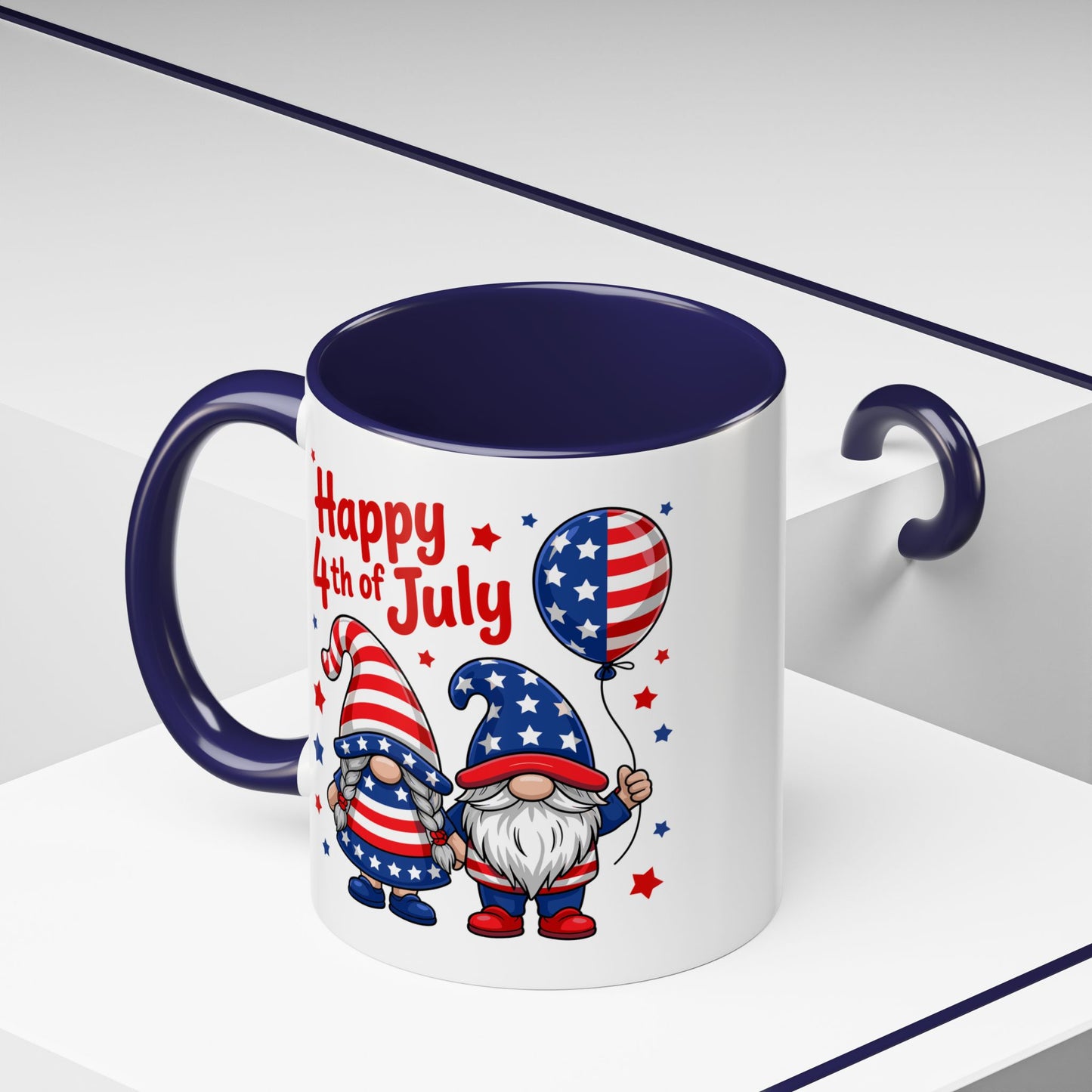 4th of July Mug - Happy 4th of July Gnomes