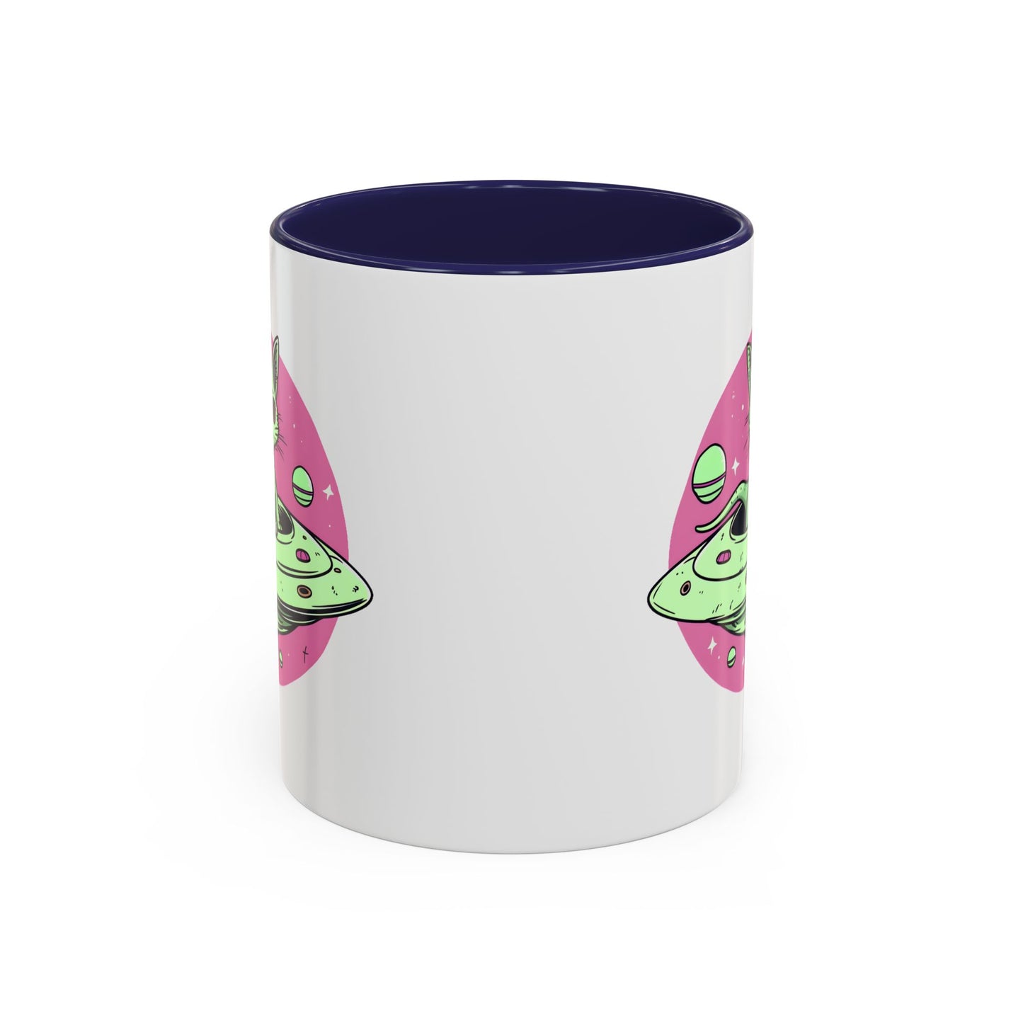 Alien Mug - Flying Saucer Cat