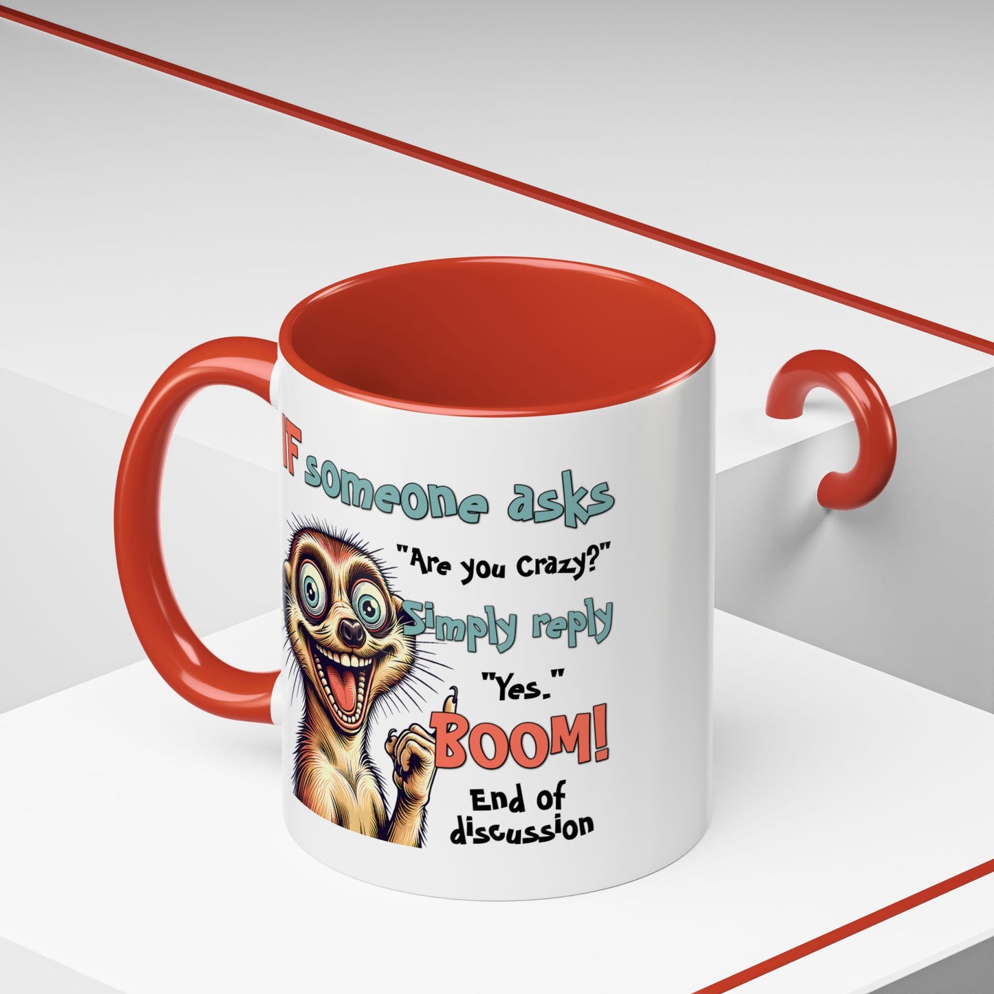 Humor Mug - If Someone Asks Are You Crazy