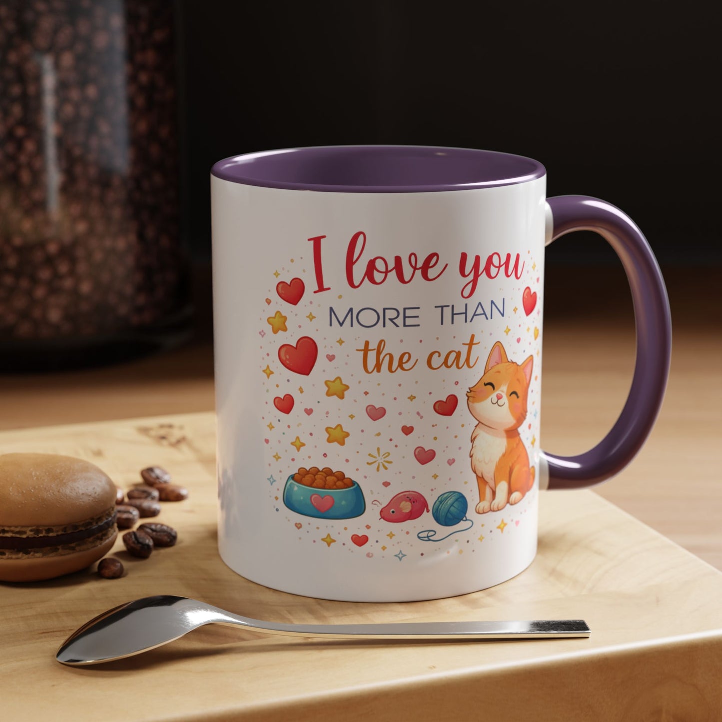 Anniversary Mug - I Love You More Than The Cat