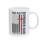 4th of July Mug - One Nation Under God Flag Cross
