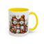 Christmas Mug - Gold Snowman Family