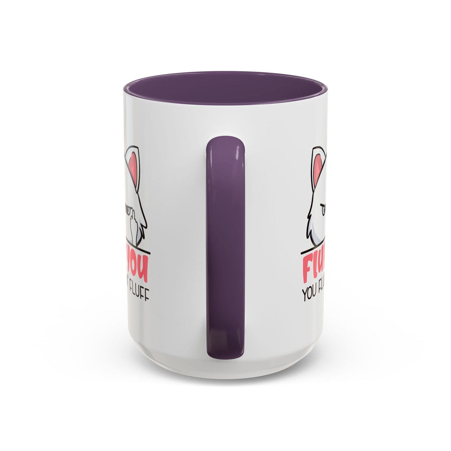 Adult Mug - Fluff You White Cat