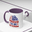 4th of July Mug - Proud to Be a Veteran Sunflower