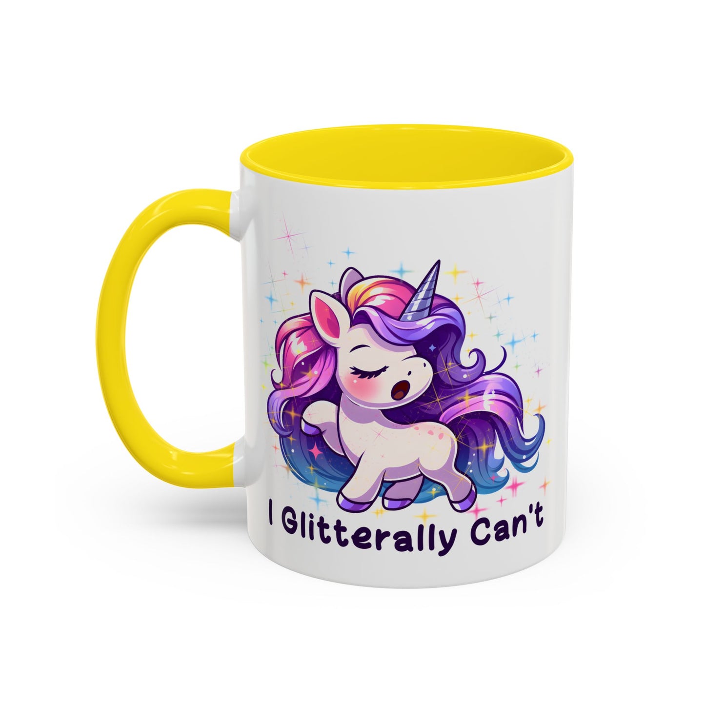 Humor Mug - I Glitterally Can't