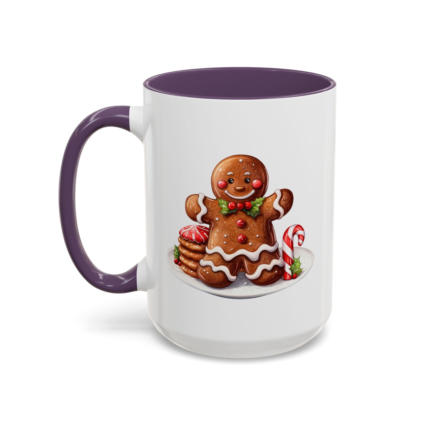 Christmas Mug - Gingerbread Man Cookies and Candy