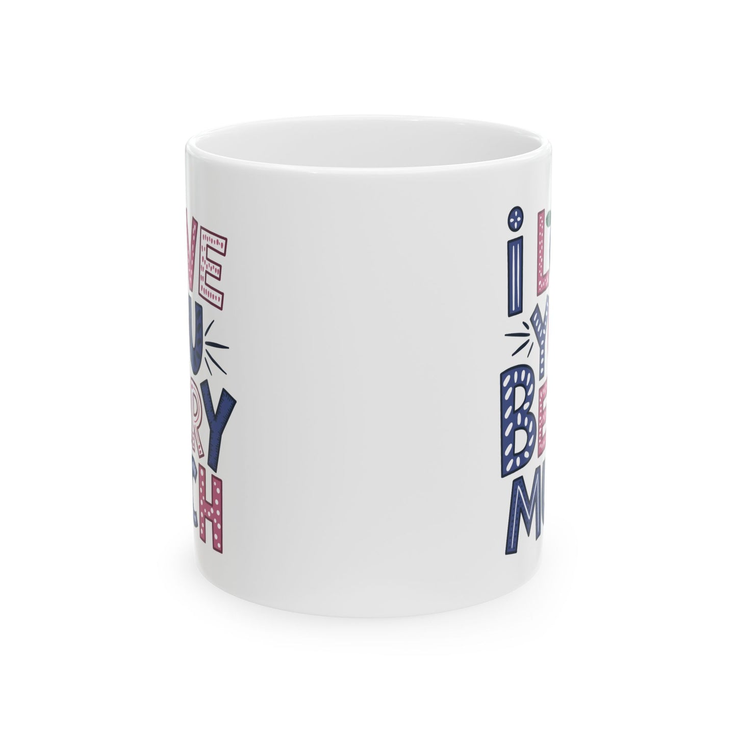 Anniversary Mug - I love You Berry Much Text