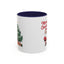 Christmas Mug - Merry Christmas Red Text Santa Tree Presents