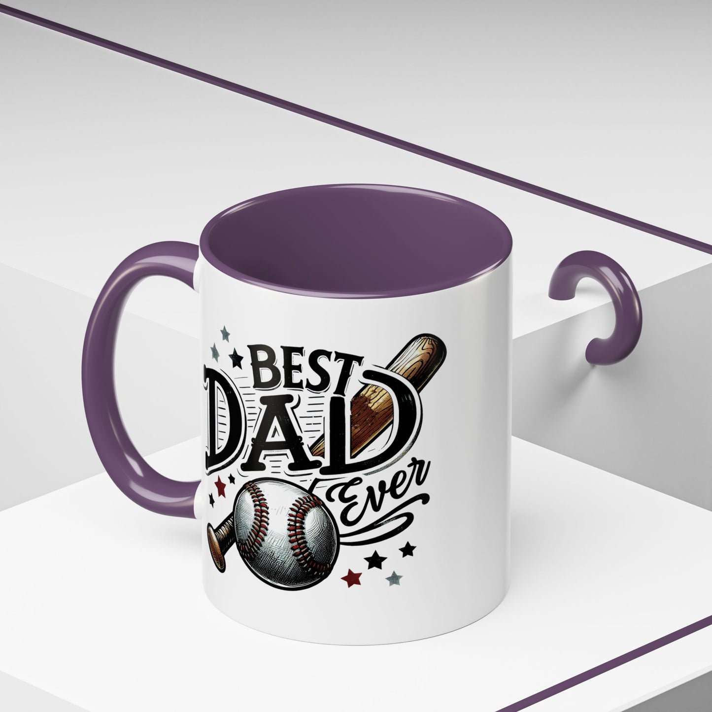 Father's Day Mug - Best Dad Ever Baseball