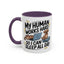Animal Mug - My Human Works Hard