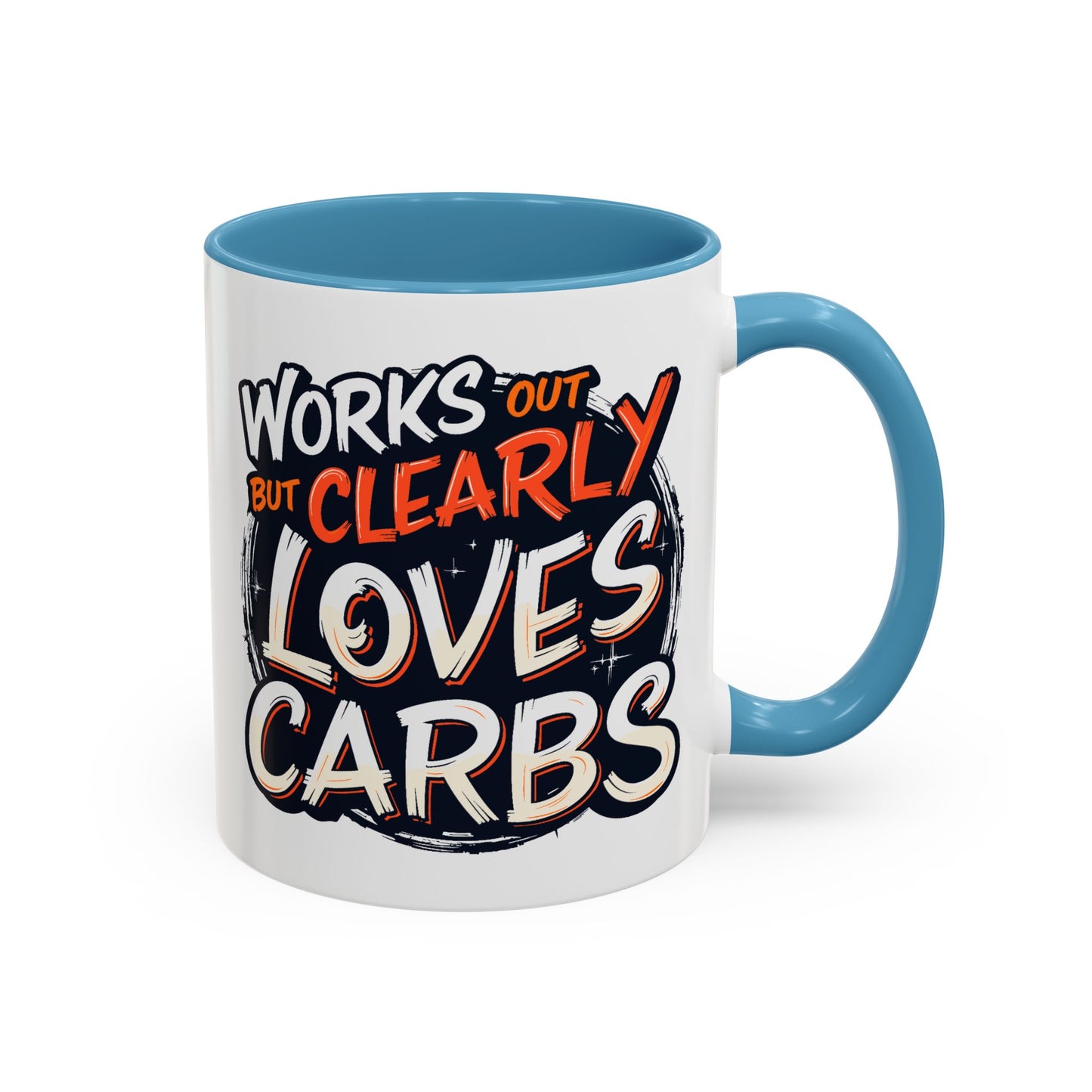 Adult Mug - Works Out But