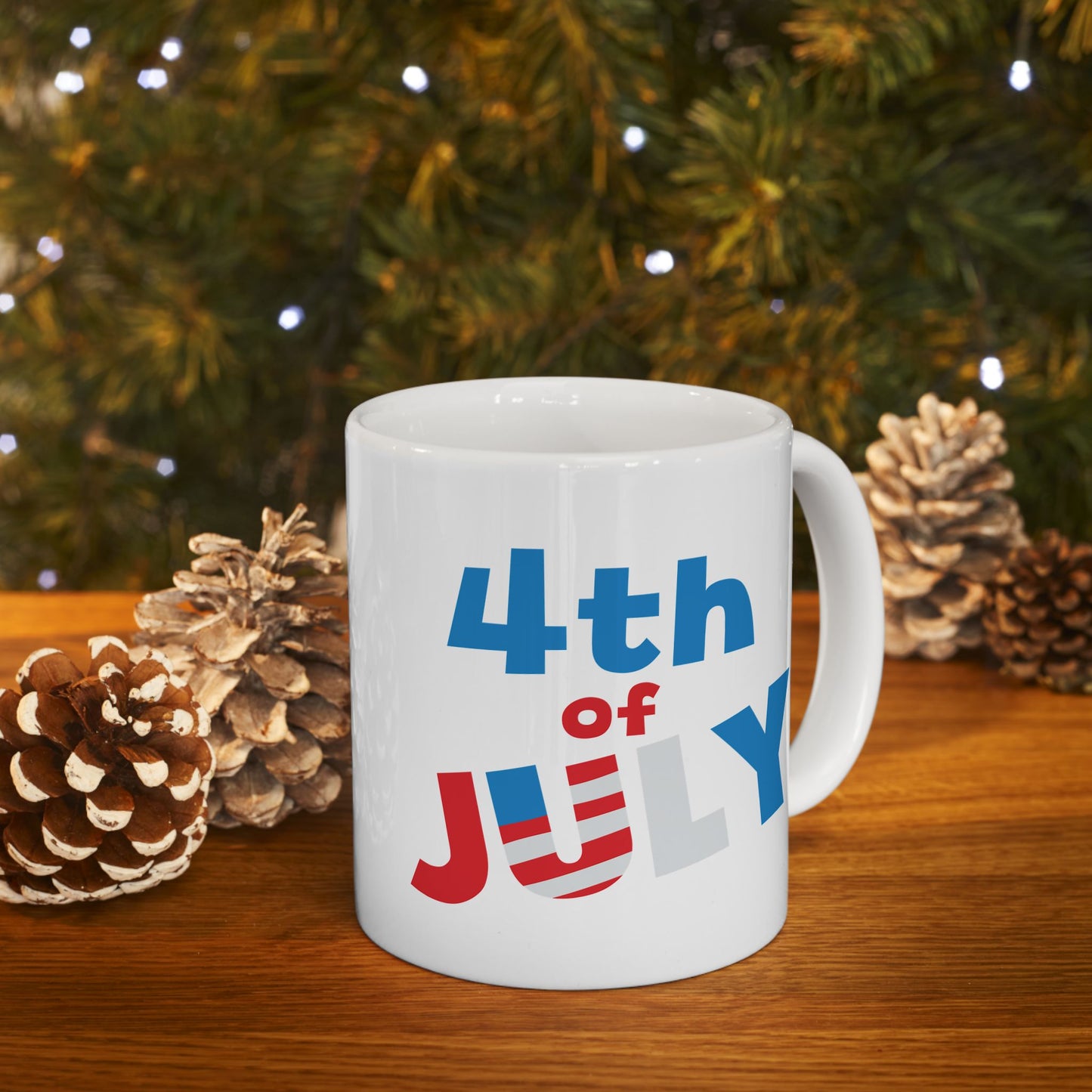 4th of July Mug - 4th of July Red White and Blue