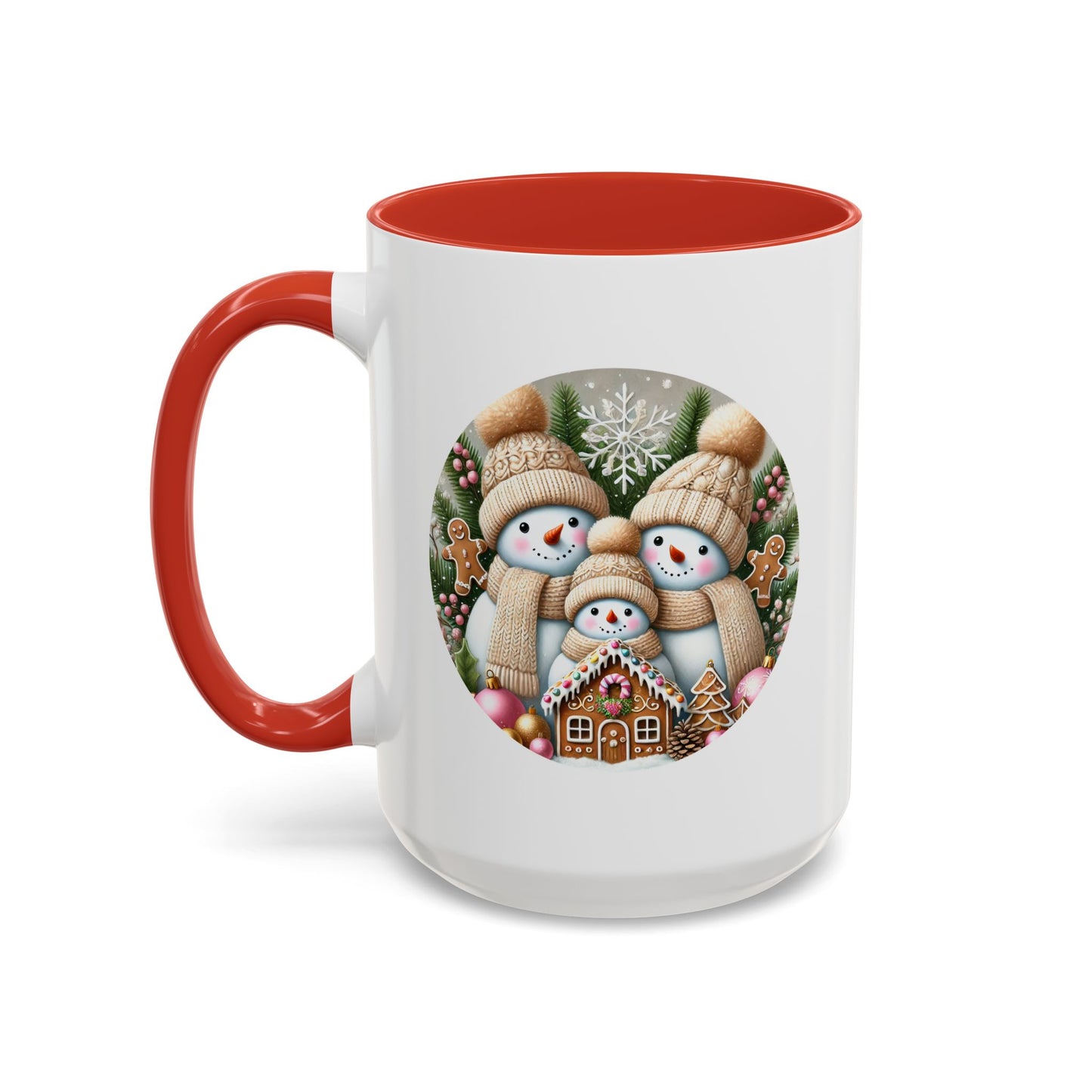 Christmas Mug - Gingerbread Snowman Family