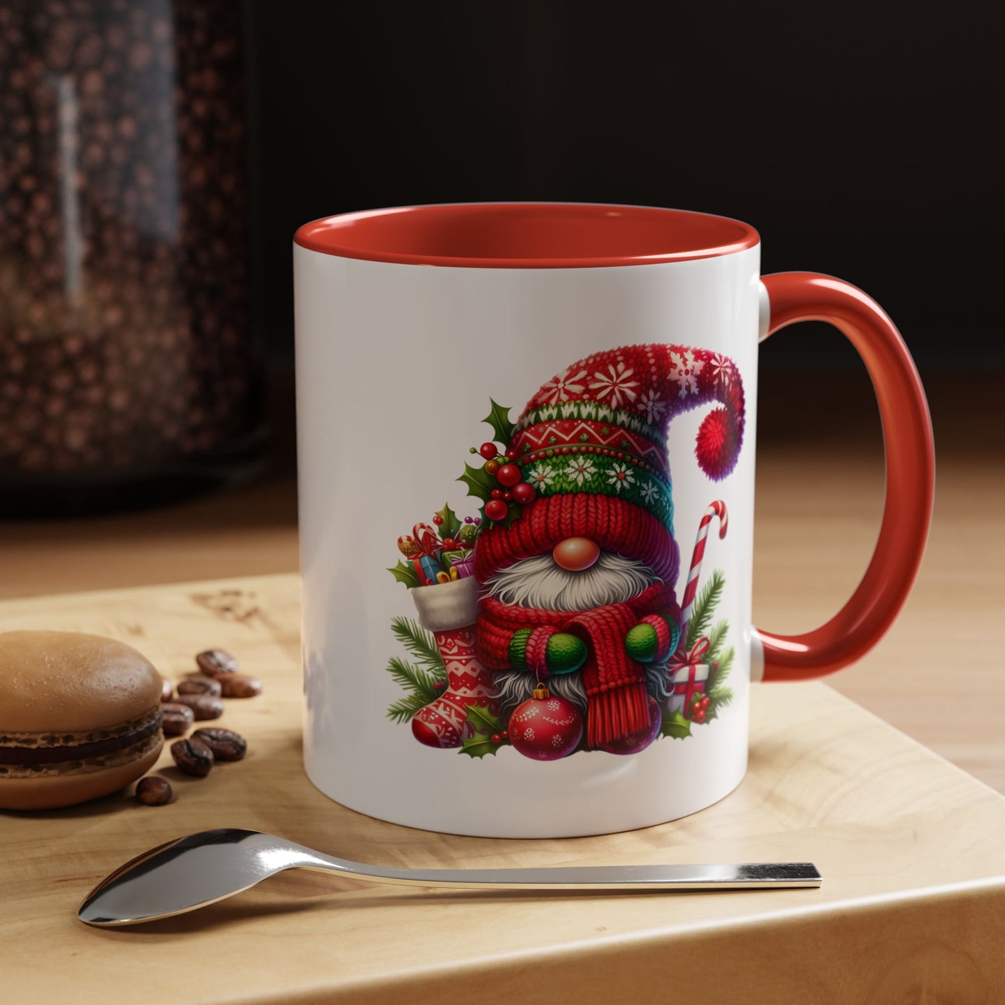 Christmas Mug - Gnome and Candy Cane