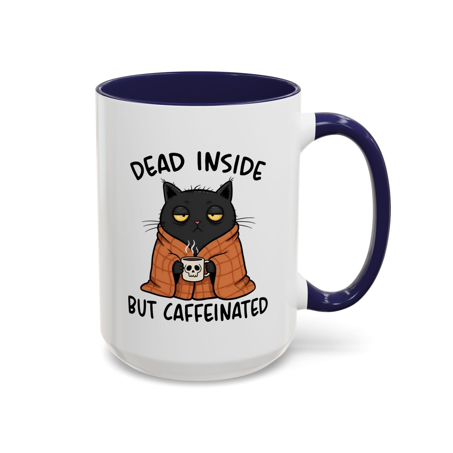 Animal Mug - Dead Inside But Caffeinated