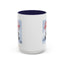 Christmas Mug - Merry Christmas Red Text Puppy Green Top 2