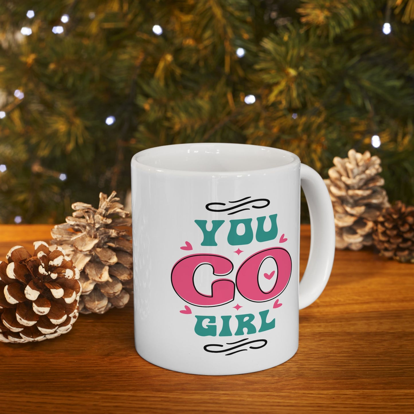 Motivation Mug - You Go Girl Retro