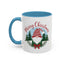 Christmas Mug - Merry Christmas Red Text Gnome Bow Tree