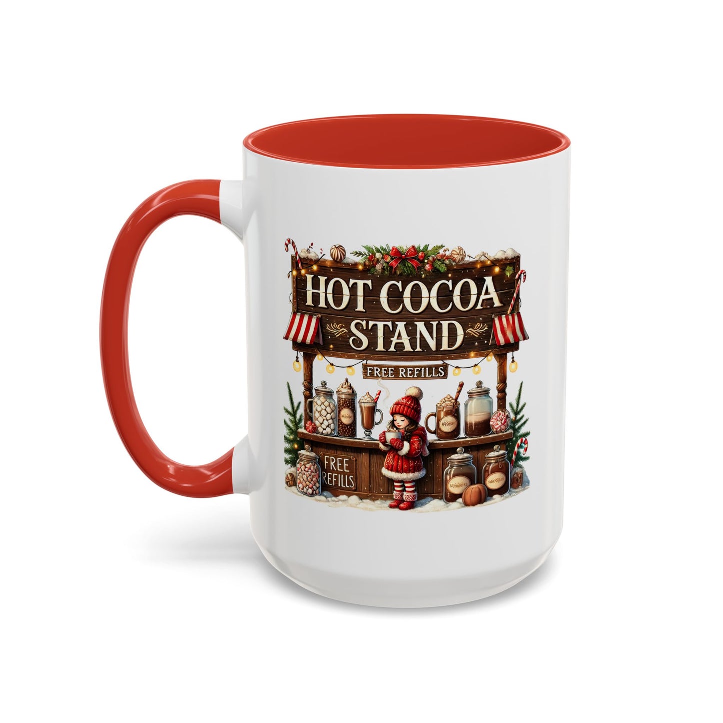 Christmas Mug - Hot Cocoa Stand Free Refills